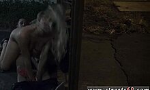 Girl Bound In Bondage Reaches Orgasm During Gangbang