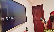 Latina Teen Models for Friend in Hotel Room