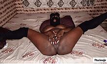 Horny Wife Fingering Herself When Husband Returns, Fucks Her Hard In Missionary