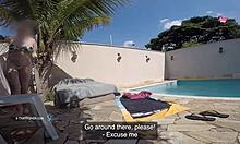 i let the delivery guy rub sunscreen on my tasty tits