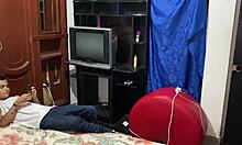 Stepfather Abuses Me While Cleaning Mother's Room!