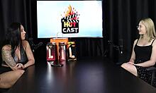 Vivian Lola in Sheer Red Lingerie Lies to Boyfriend