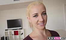 i banged blonde stepsis jade amber with her big cock