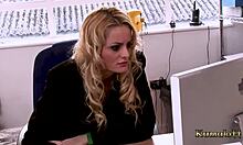 Black Angelika in group scene