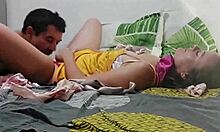 blonde milf in satin gets deepthroat and ass to mouth action