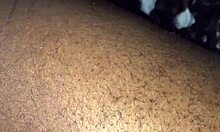 Ebony couple spits on big black cock 😜