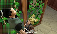 shikamaru cums on temari's squirting pussy in bath 😏