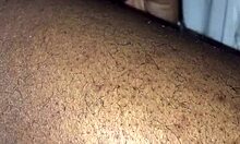 Ebony couple spits on big black cock 😜