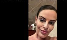 do you like the pierced features on this mature brunette with big tits