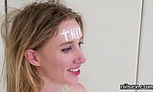 slutty teen brought to asshole loony bin for uninhibited treatment.