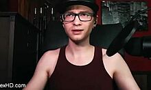 Stepsister Teases Stepbrother With Masturbation