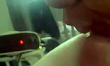 Meredi deepthroats her friend's big cock like a pro