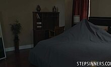 stepdaughter replaces mom, paige owns tommy gunn in hardcore fucking with small tits