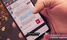 Watch Danka Diamond get banged in public. Hot cumshot in her cute mouth.