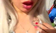 Alina Modelista rocking a sexy maid dress from Penthouse, hot! 😍