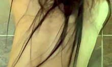 ivy flores cosplays in shower and bathroom, riding cowgirl with dildo for big orgasms