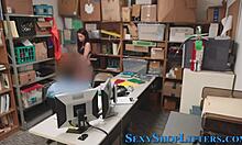 Check out this teen thief getting pounded hard! 😏