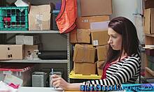 Check out this teen thief getting pounded hard! 😏