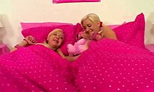 Two hot teens enjoy a steamy lesbian encounter