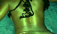 Ebony teen enjoys big black cock intensely