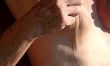 K's Natural Tits Exposed In Calm Morning Nature