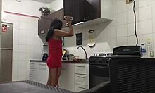 Young 18+ Teen Bent Over for Doggy Fucking, Missionary Licking, Hairy Blowjob in Homemade Video