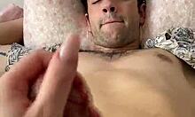 A delicious blowjob in the morning leads to intense orgasm and masturbation