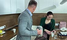 Stepsister caught masturbating then fucked