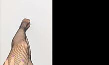 depravedminx masturbates to orgasm with sexy slender legs in homemade public spot