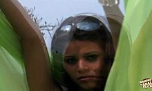 Cute Sexy Friends! Have Fun By Ocean With Big Cock And Cum In Mouth!