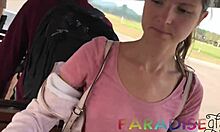 Russian model in paradise seduces photographer on day one