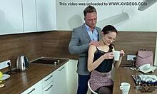 Stepsister caught masturbating then fucked