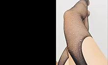 depravedminx masturbates to orgasm with sexy slender legs in homemade public spot