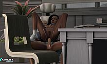 Siobhan fyres struggles with bad studies in the sims 4 3d world