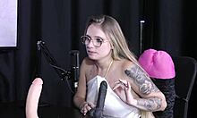 loira safada shares her handjob techniques and sucks a dick - naty varga sheer red