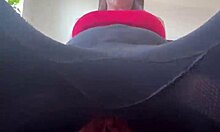 She ripped her leggings open for intense anal POV action in close-up.