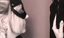 russian wife skips cleaning for sex with husband in garage