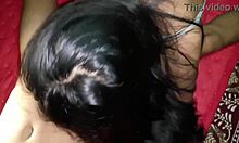 Watch her ride that boyfriend cock hard, she moans homemade.