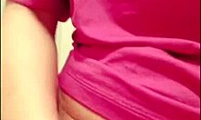 College student secretly masturbates in toilet.