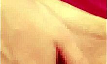 College student secretly masturbates in toilet.