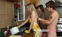 Stepsister's Chores Turn Into Free Use Fun