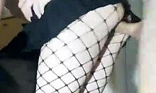 Hey, did you see how Calientepwnz slammed that slender girlfriend in stockings, standing up, filling her tight pussy with cum?