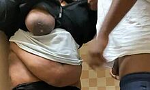 we skipped previews for a hot bathroom quickie with big tits