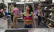 J amateur shows her lust in rough sex contest. 😈