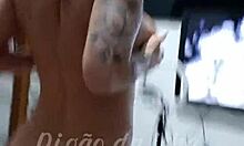 Shaking ass in front of my girlfriend in group