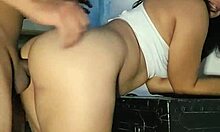 Mexican amateur moans as petite ass gets penetrated!