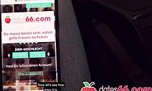 Slutty German Blondie Craves Cum in Outdoor Car