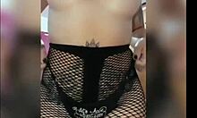 Playing With Big Boobs And Piercing On Webcam