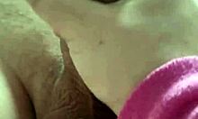 A couple enjoying a relaxing handjob session together