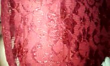 Mexican Whore In Red Dress Impales Pussy On Black Cock.